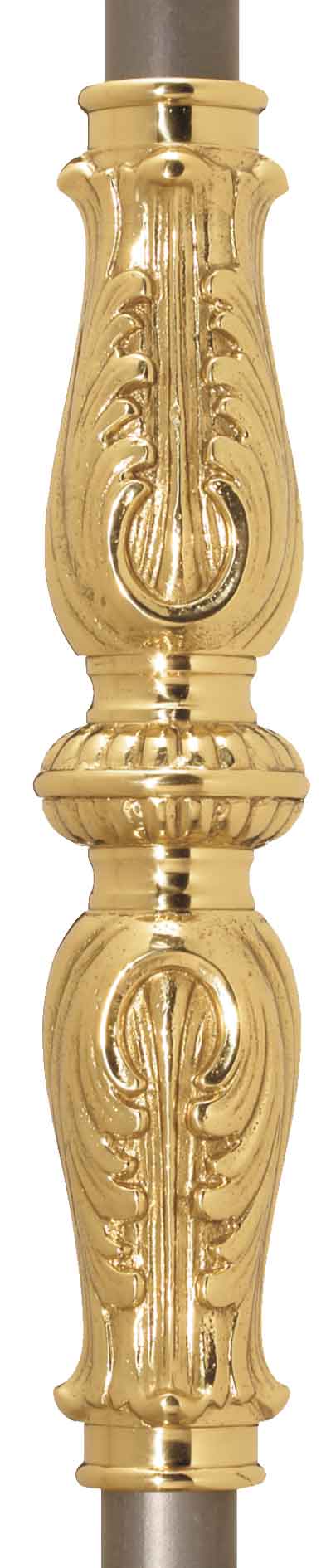 Zierhülse aus Messing, für Ø 14mm, Höhe 185mm