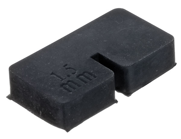 Gummieinlage Modell 01, für Blech-/Plattenstärke 1,50-2,00mm