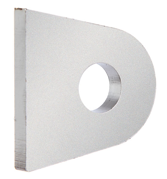 Anschweißlasche V2A roh, 53x50mm, Lochung 16,2mm