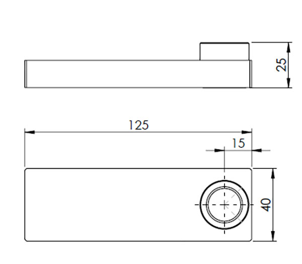 Motorkonsole für SWING X3/X4, roh, Tormontage