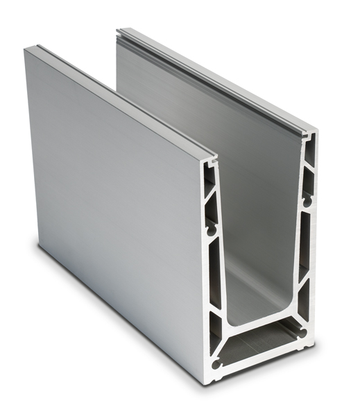 Trans Level 6620 Glasprofil unbehandelt, 1,0kN, für Bodenmontage, Länge 5000mm