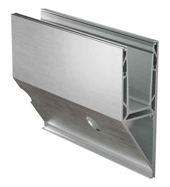 Trans Level 3621 Glasprofil unbehandelt, 1,0kN, für Seitenmontage, Länge 5000mm