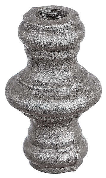 Zierhülse, rund, für Stab Ø 12mm, BxH: 40x69mm
