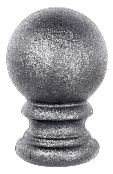 Aufsatzkugel Stahl, 55x85mm, Ansatz Ø 45mm