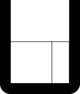 Bündchen, zweirillig, für 12x12 + 12x5/12x6