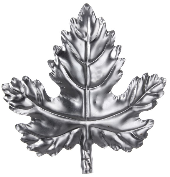 *Weinblatt aus Eisen, 190x195mm, Material 1mm, mit Stiel