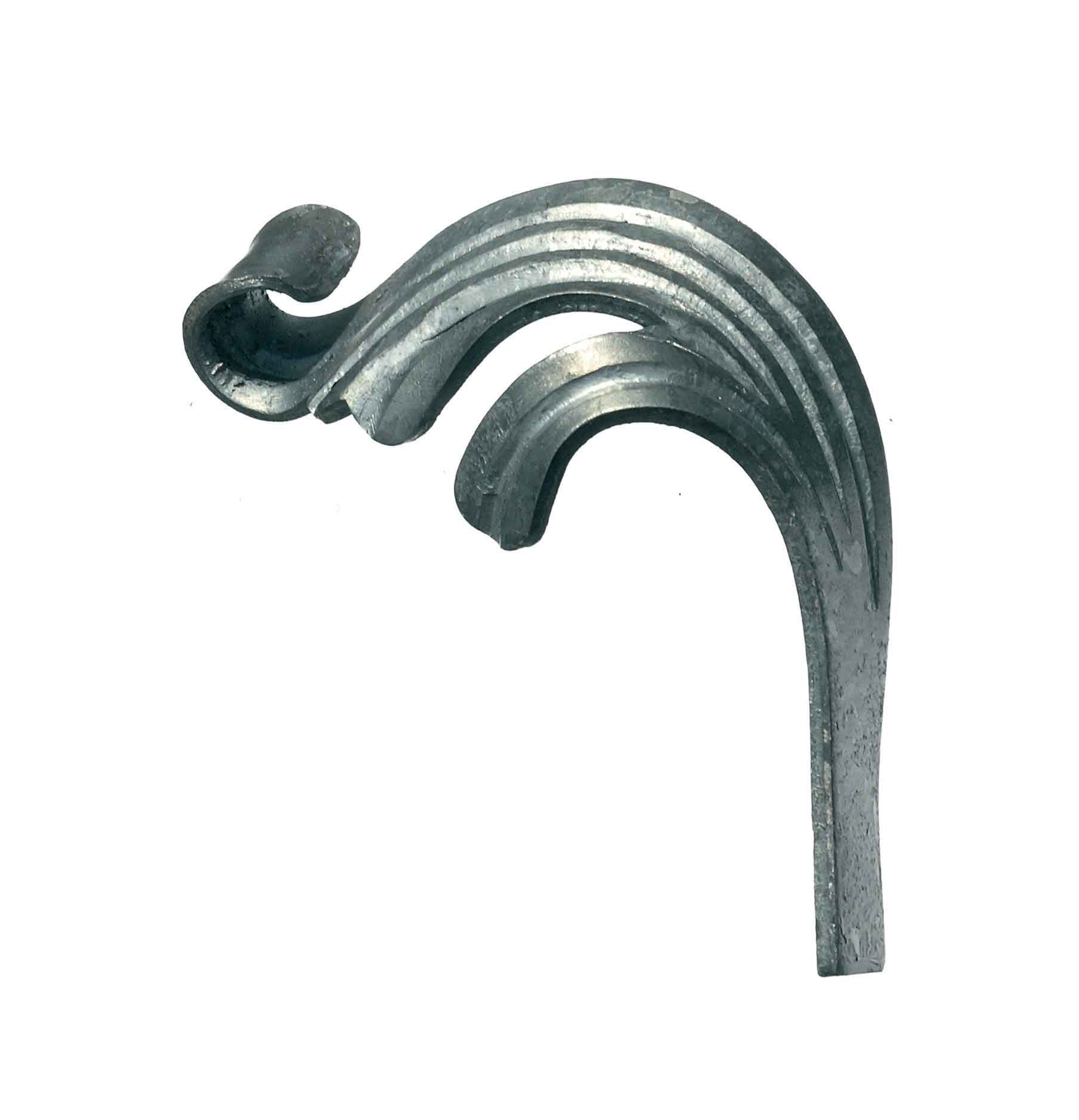 Zierblatt, Modell 9, 100x110mm, Ausrichtung links