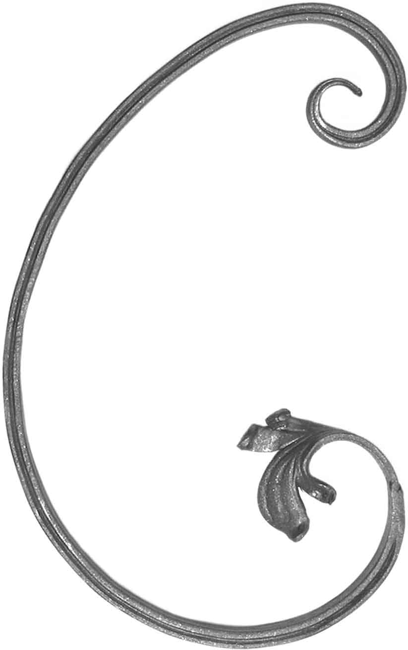 Asymmetrischer Barock-C-Bogen Typ B, 180x290mm, Ausrichtung rechts