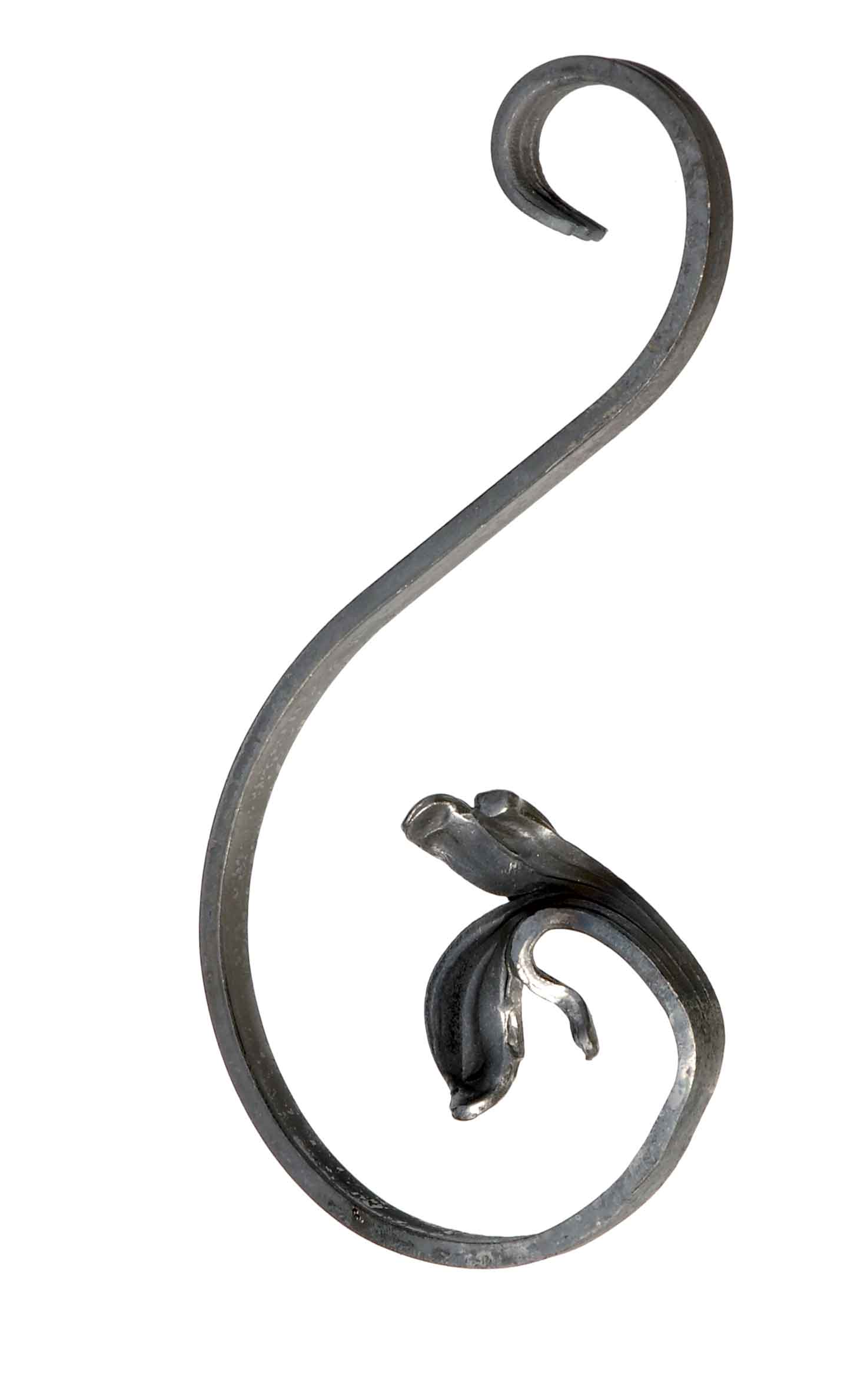 Asymmetrischer Barock-S-Bogen Typ B, 45/100x215mm, Ausrichtung rechts