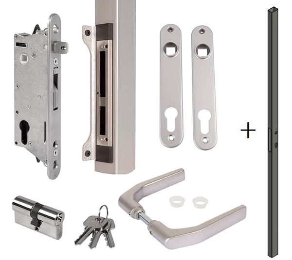 Anschweißprofil-Set SIXTYSET-60U-JA mit  Profil 2000x60x40mm