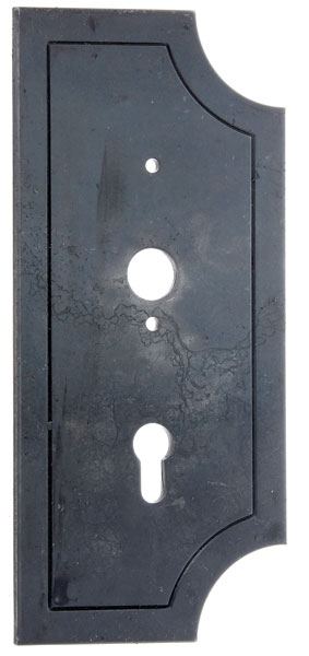 Schlosskastenblende modern, Typ B rechts, Dorn 60