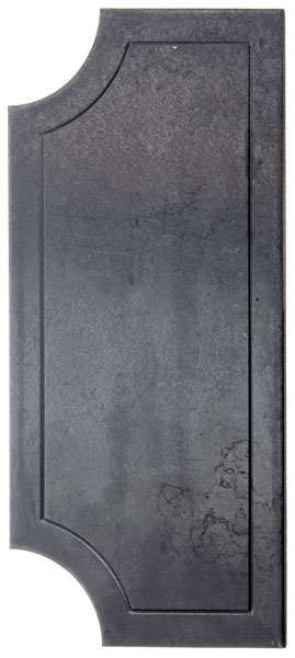 Schlosskastenblende modern, blind, Dorn 60/55