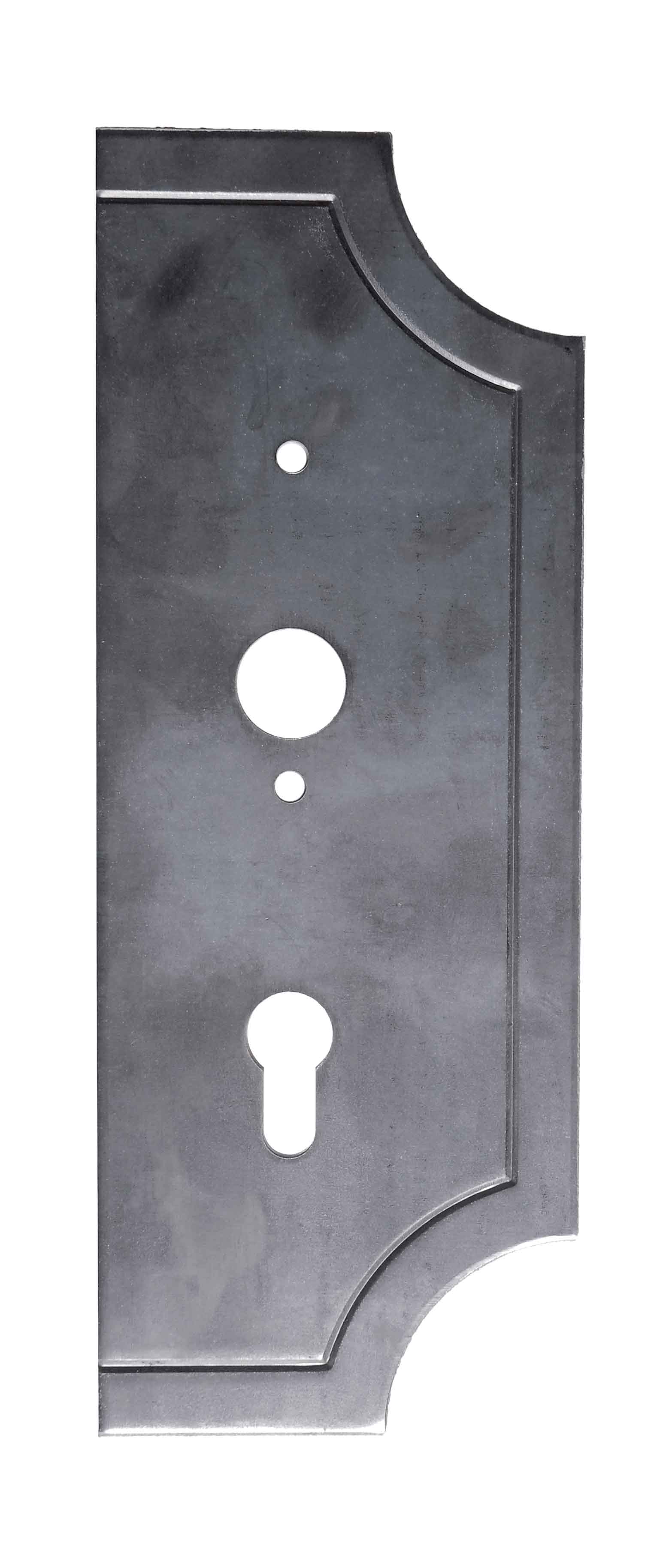 Schlosskastenblende modern, Typ B  rechts, Dorn 40